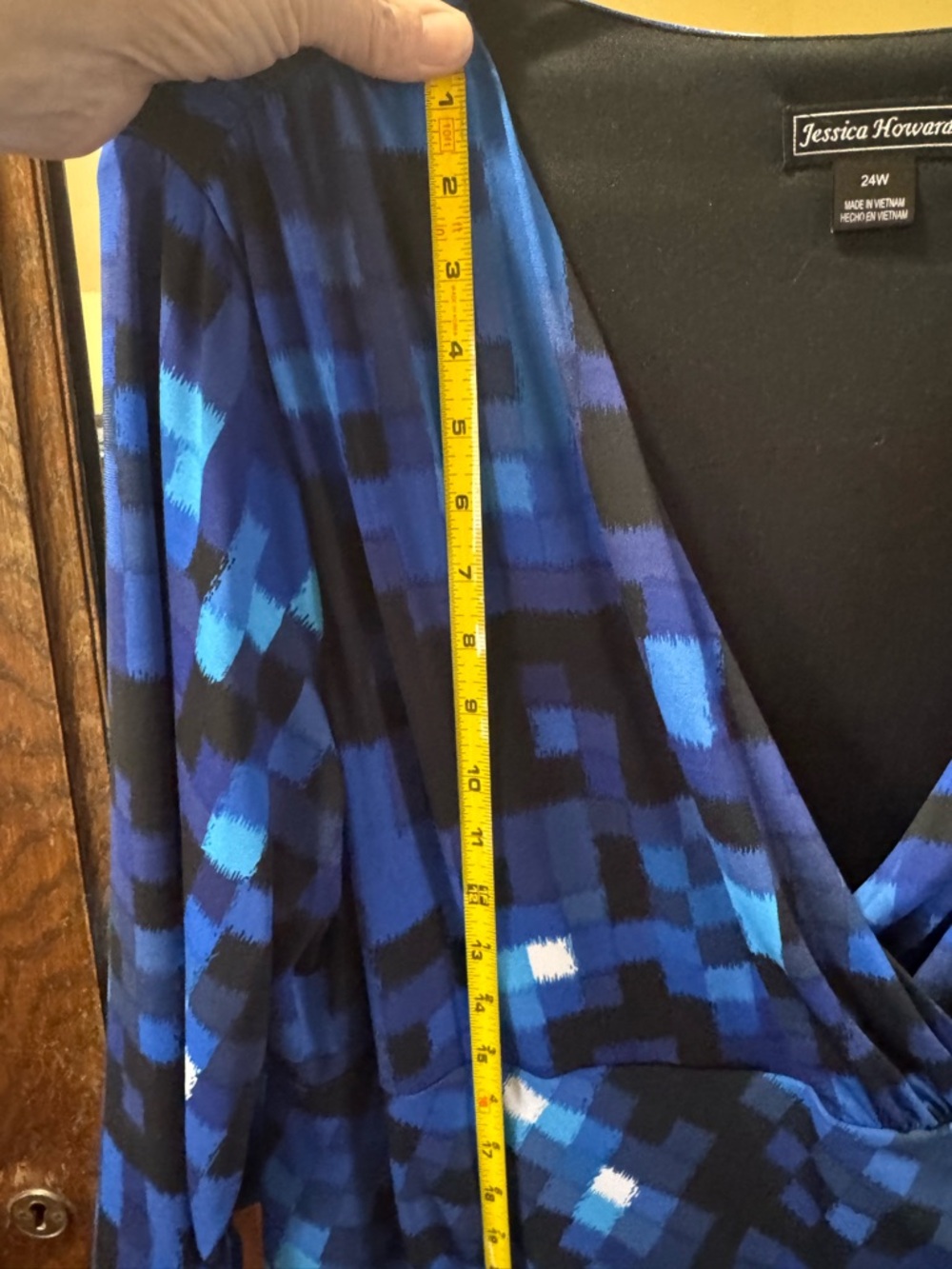 Plus Size Faux-Wrap Dress - NWT - Picture 9 of 10